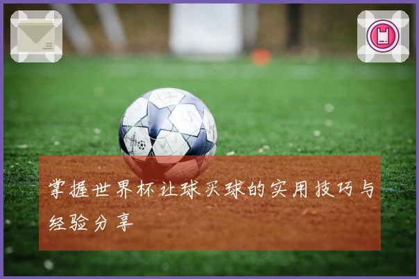 掌握世界杯让球买球的实用技巧与经验分享